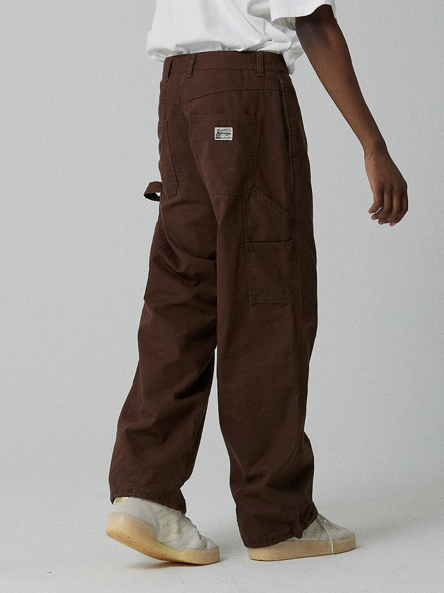FARBAN Cotton Carpenter Pants_Brown MAGOODGAN