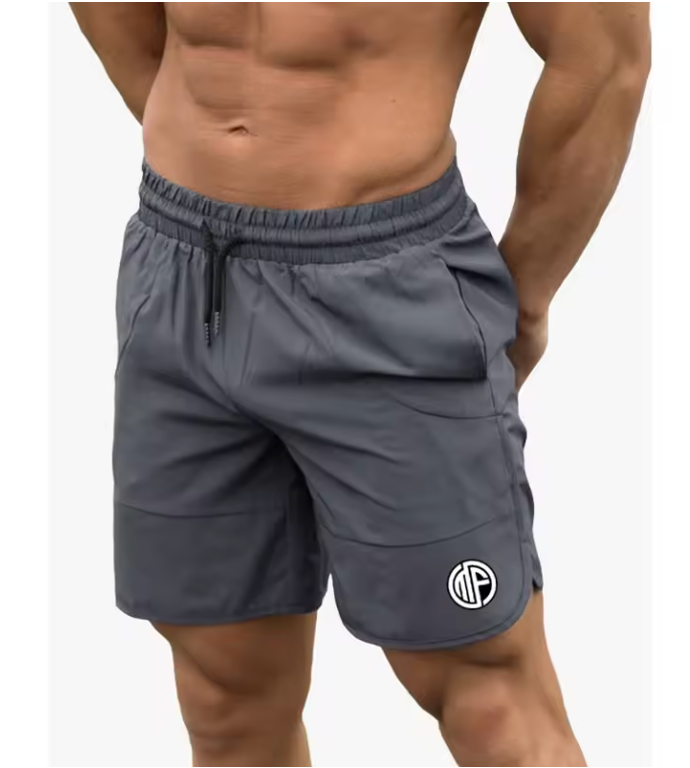 Fitness Shark Summer Jogger Shorts Men Patchwork Running Sports Workout Shorts Quick Dry Training Gym Athletic Shorts