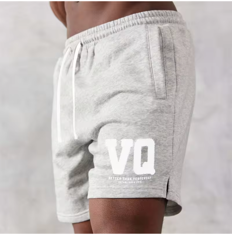 2024 New cotton black men's shorts Streetwear casual five-cent pants Jogger gym fitness exercise fashion sweatpants