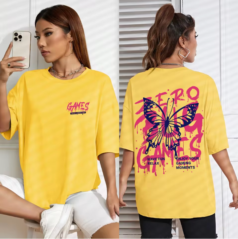 Graphic & Letter Print Crew Neck T-Shirt Women Cotton Plus Size Tshirts Hip Hop Breathable Streetwear Soft Casual Short Sleeve