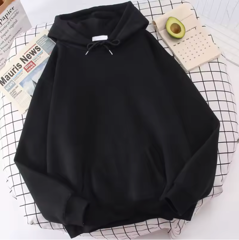 Autumn Casual Women's Solid Hoodie Comfortable Strecth Sweatshirts Loose Pocket Warm Clothes Fashion Street Female Pullovers