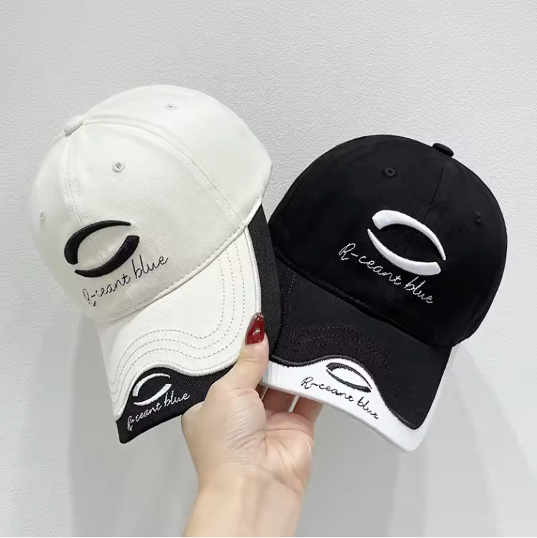 Korean Style Embroidery Ballcap Women's Fashionable Brand Duckbill Cap Men's Versatile Casual New Spring Autumn Soft Top Sunshad