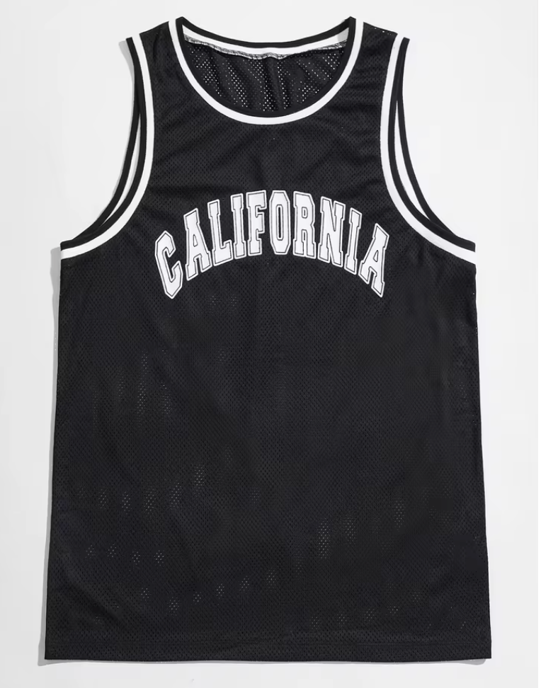 Summer new basketball jersey tank top sportswear national team club support fan quick drying and breathable training jersey