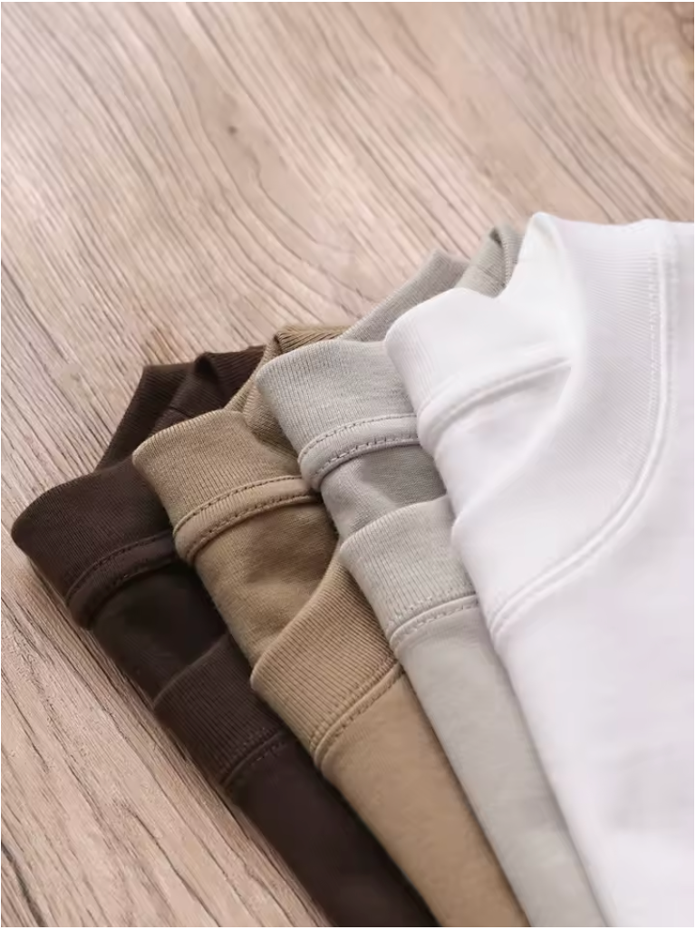 11.29oz 320Grams Heavy Cotton Weight Oversized Loose Men T-shirt Solid Color Drop Shoulder Short Sleeve High Quality