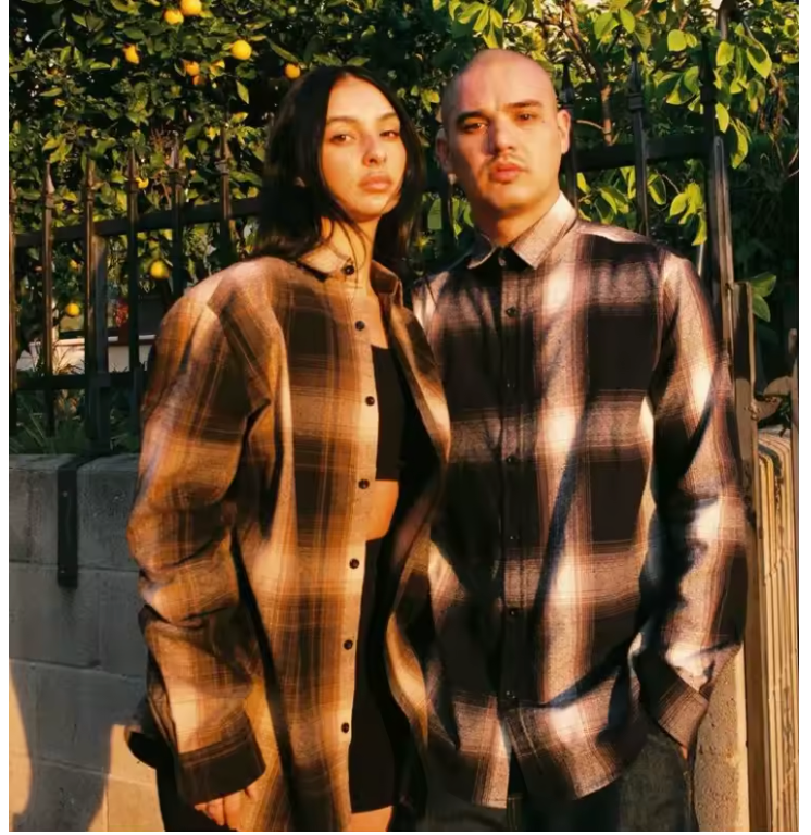 5XL Oversize Men's Casual Brushed Flannel Contrast Plaid Shirt Comfortable Long Sleeve Gingham Shirts Men Vintage Street Shirt